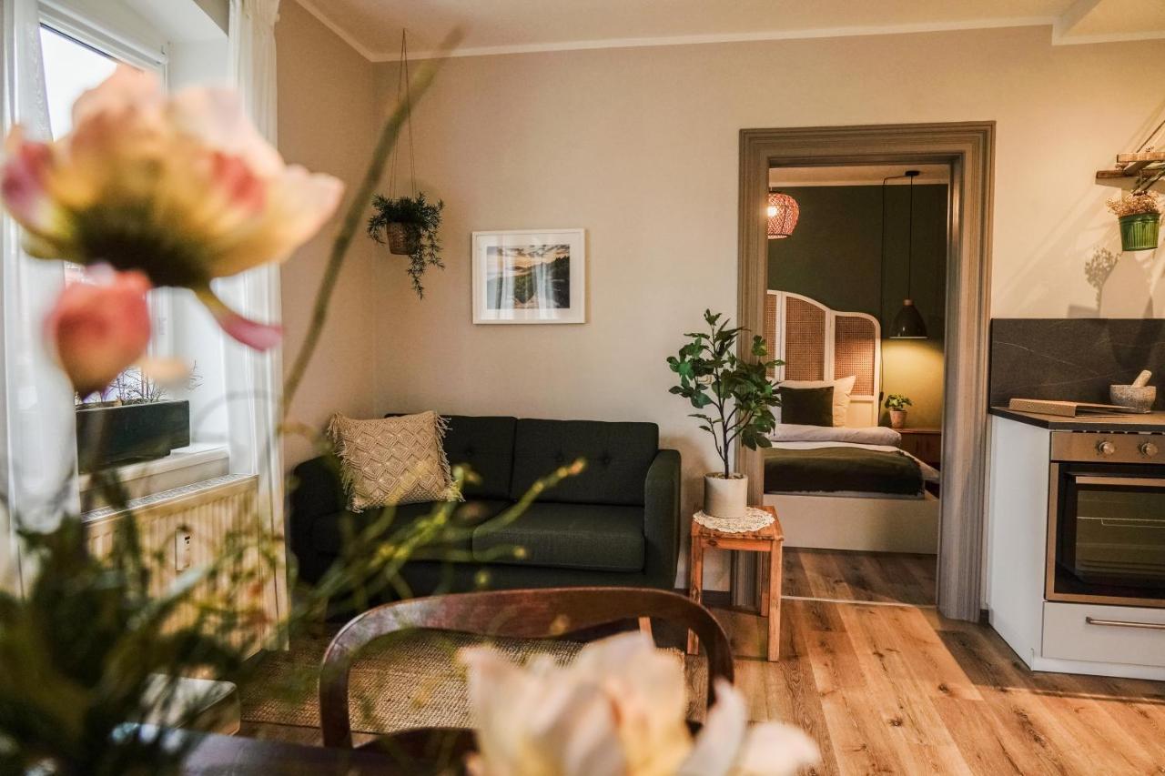 Urlaubsfreude Biedermann Haus Gluecksstein Ferienwohnung Smaragd Бад-Шандау Экстерьер фото