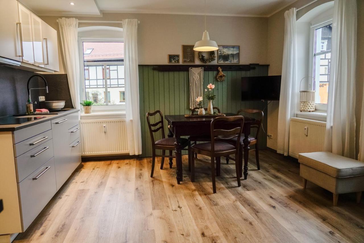Urlaubsfreude Biedermann Haus Gluecksstein Ferienwohnung Smaragd Бад-Шандау Экстерьер фото