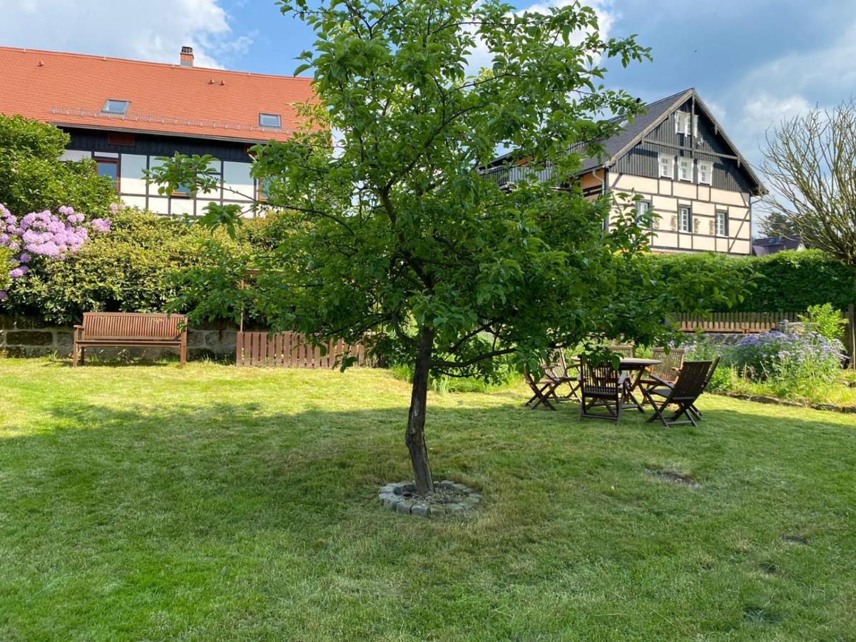 Urlaubsfreude Biedermann Haus Gluecksstein Ferienwohnung Smaragd Бад-Шандау Экстерьер фото